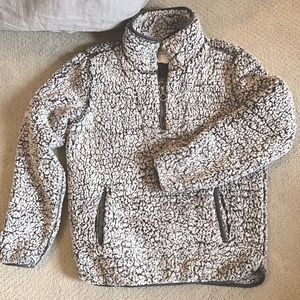 Thread & Supply Grey Sherpa Pullover